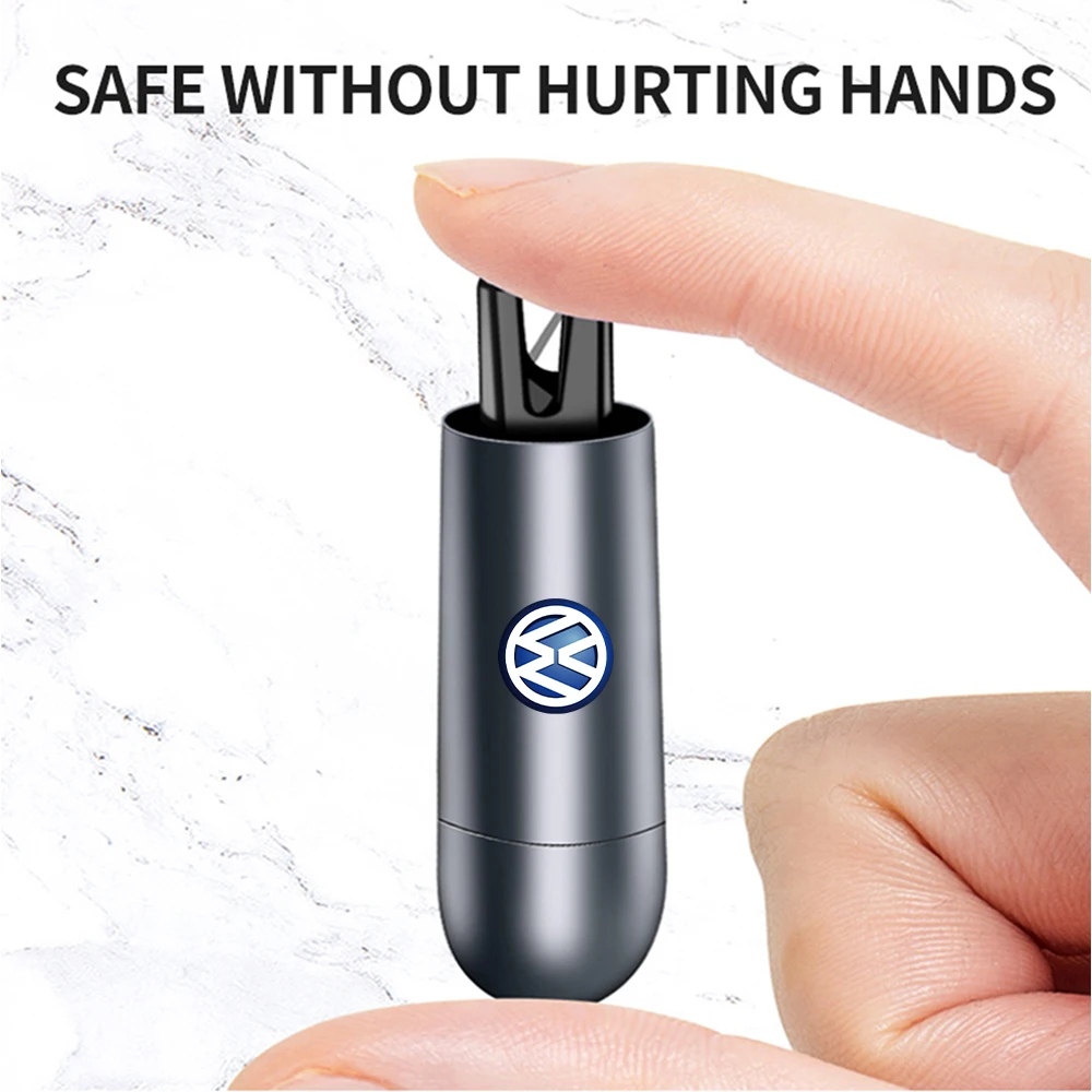 Car Safety Emergency Glass Window Breaker Seat Belt Cutter For Volkswagen VW Jetta Golf 5 CC Beetle Passat b8 R line mk7 Polo