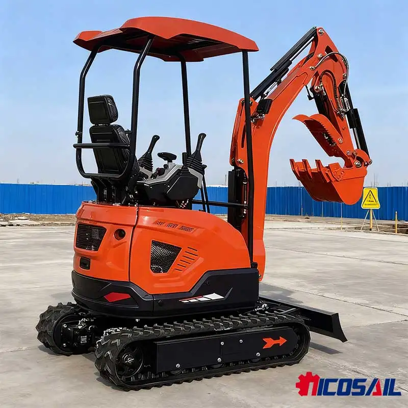 

Mini Crawler Excavator with High Efficiency, Used in Municipal Engineering, Agriculture & Disaster Relief