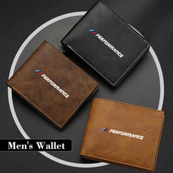 Men Wallet Car Logo Leather Coin Purse Personalised ID Card Holder For BMW X1 X2 X3 X4 X5 X6 X7 G20 G30 6GT E46 E90 E60 F10 E39