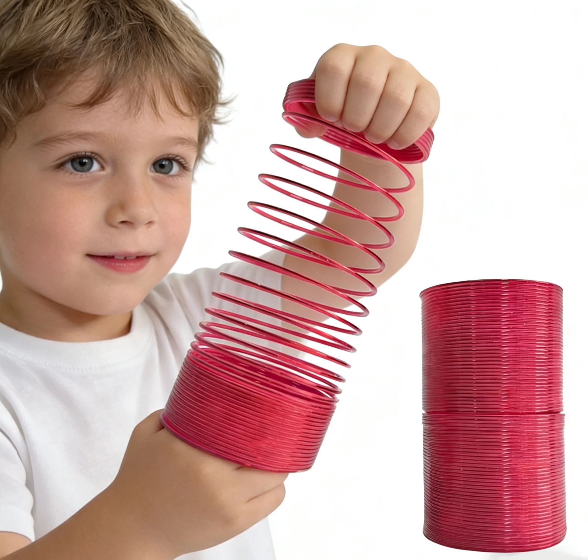 

1/2/3 шт. блестящие красные волшебные радужные пружины, развивающая игрушка для детей, модная антистресс-игрушка для взрослых