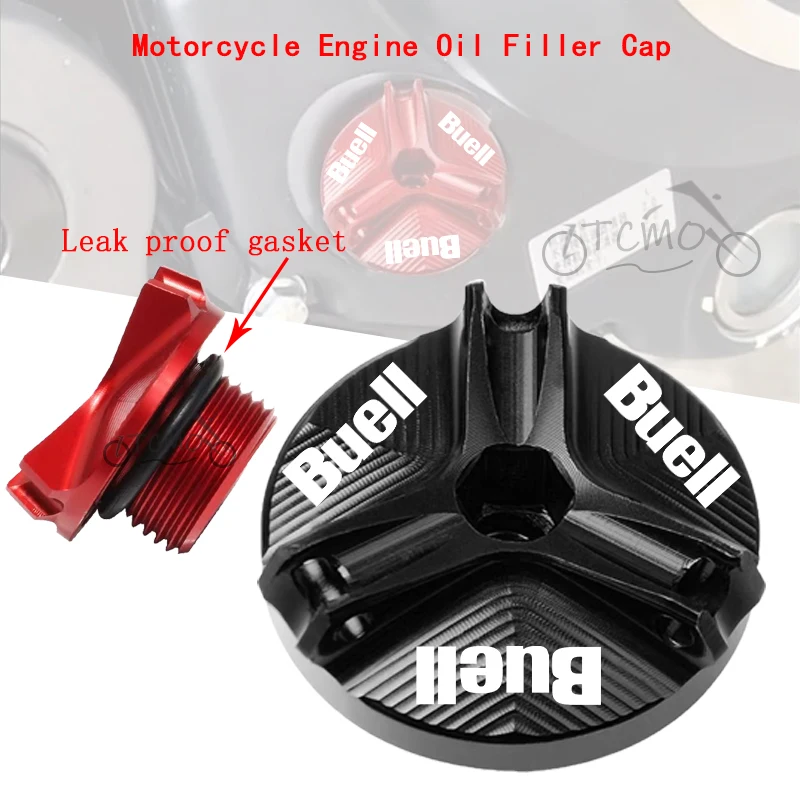 Motorcycle CNC Engine Oil Filler Cover Protection For Buell 1125R 1125Cr X1 Xb9r Xb9 Xb12 Xb9sx Ulysses XB12s Xb12x Lightning