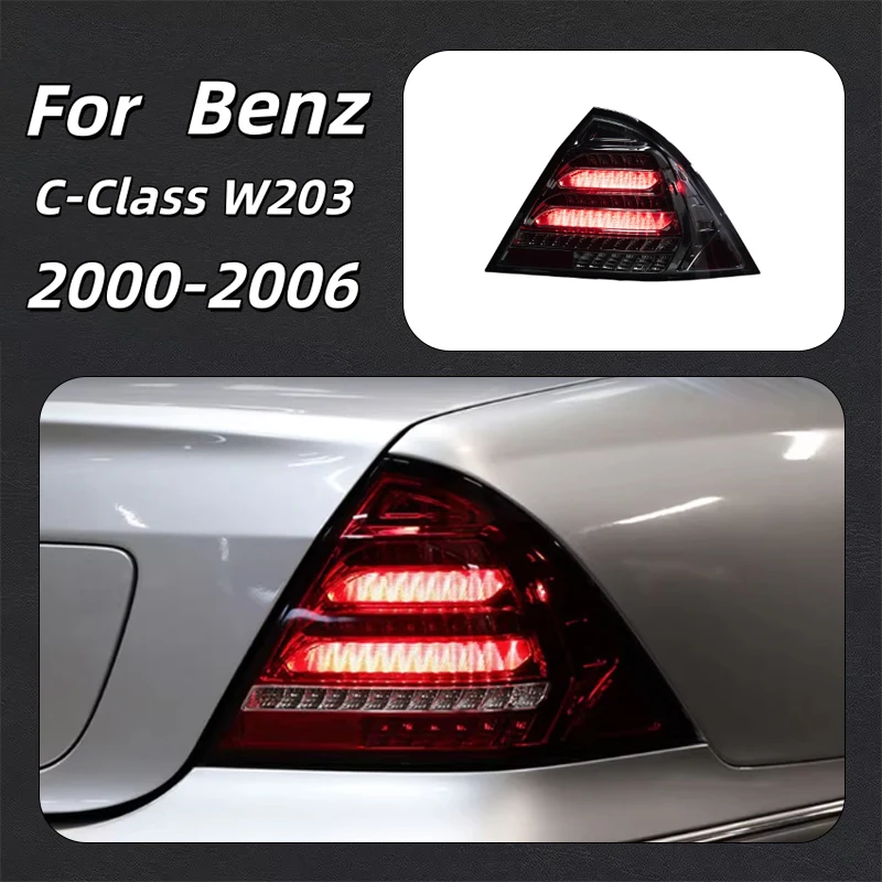 Automatic Light Emitting Diode Taillight Assembly for  C-Class W203 00-06   Steering Signal Rear Brake Light