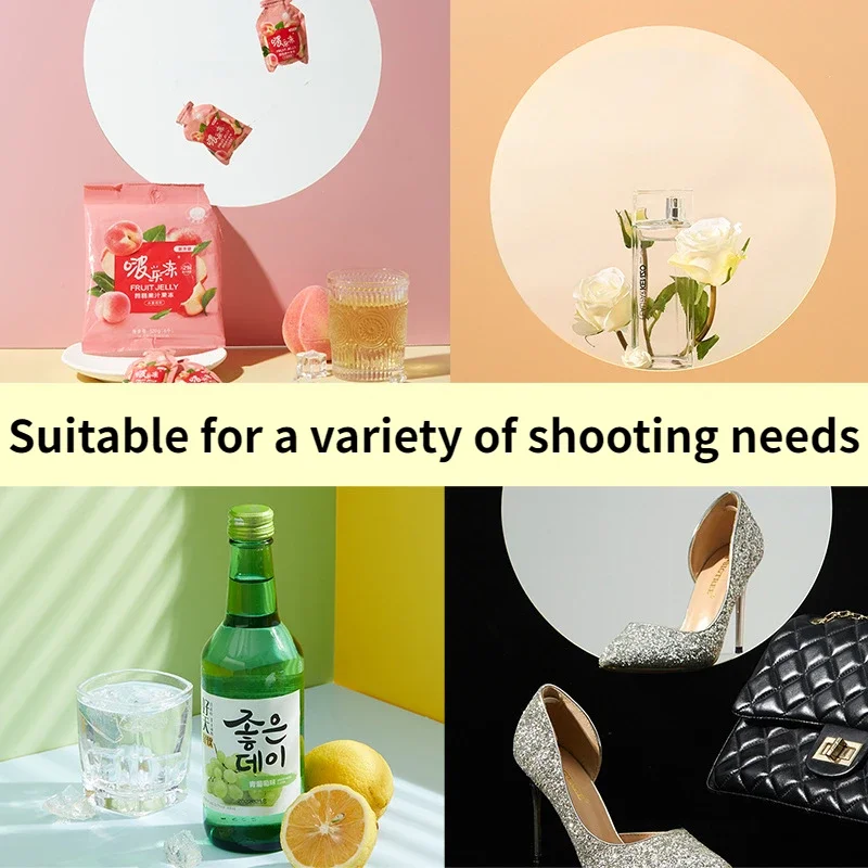 Wall Hole Background Board Shooting Set Studio Photos for Food Products Jewelry Products Photography Backdrop 40x40 Double-sided