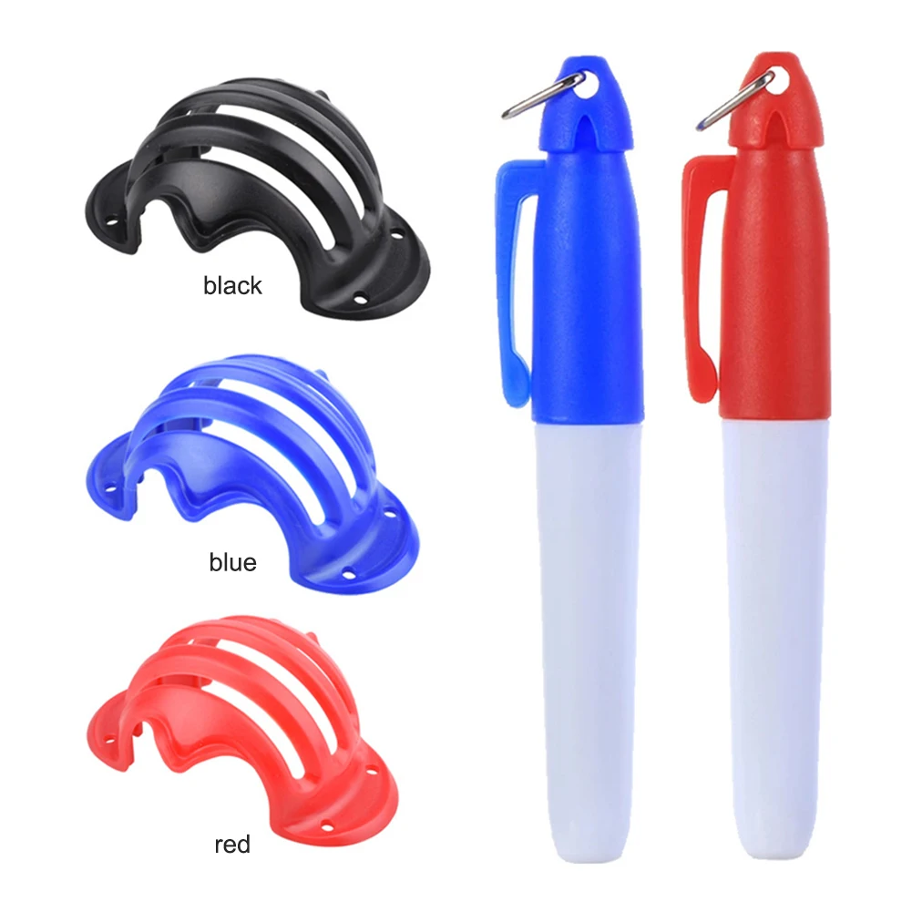 قلم تحديد الخط، قالب رسم كرة الجولف، علامات محاذاة كرة الجولف، أدوات تساعد للتمرين في الهواء الطلق والديكور الرياضي