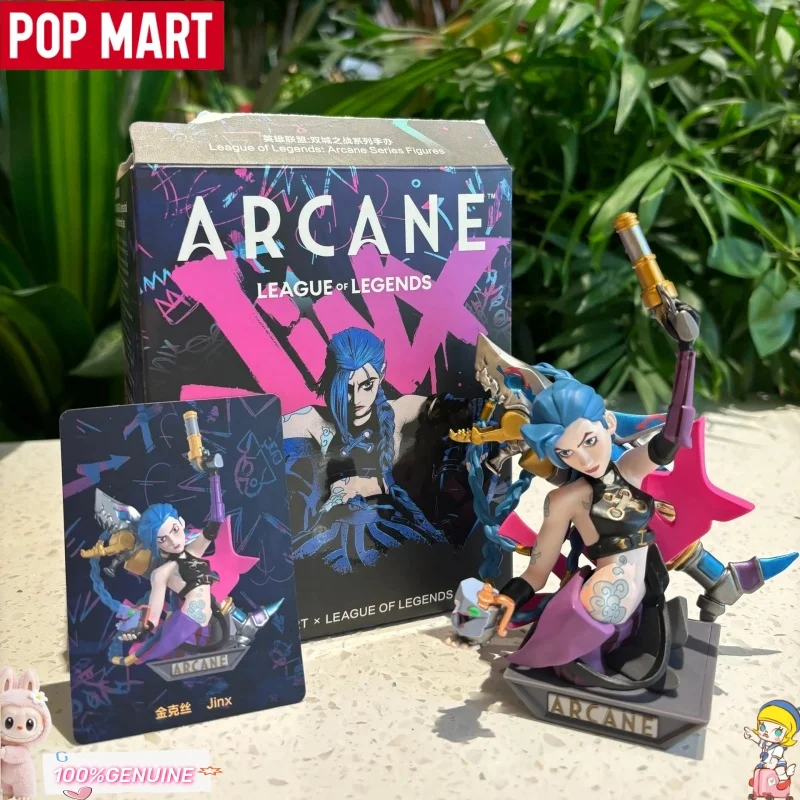 POPMART League Of Legends Arcane Series Caja Sorpresa Juguetes Originales Figura de Acción Anime Kawaii Decoración de Escritorio Regalo de Cumpleaños Sorpresa