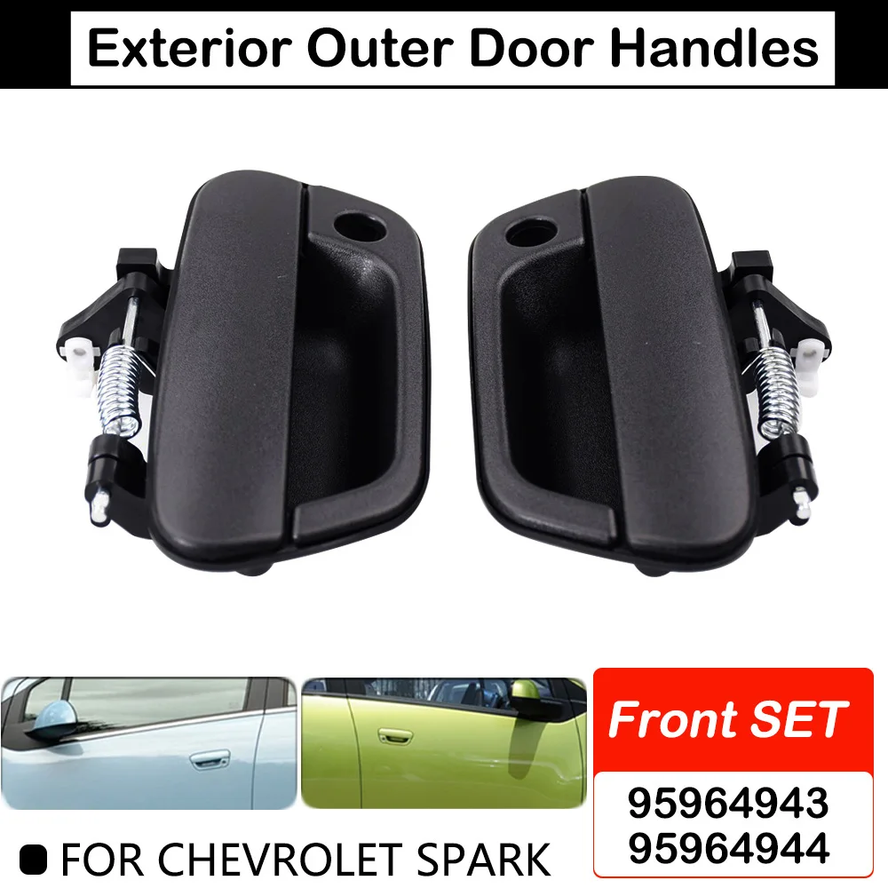 1PCS Auto Außerhalb Außentürgriffe 95964944 95964943 Für Chevrolet Spark 2013 2014 2015 Ersatz Zubehör