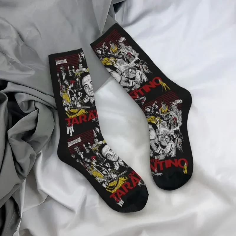 Calcetines de vestir para hombre y mujer, medias cálidas y divertidas de la película Quentin Tarantino, Kill Bill, Pulp Fiction, Y2K