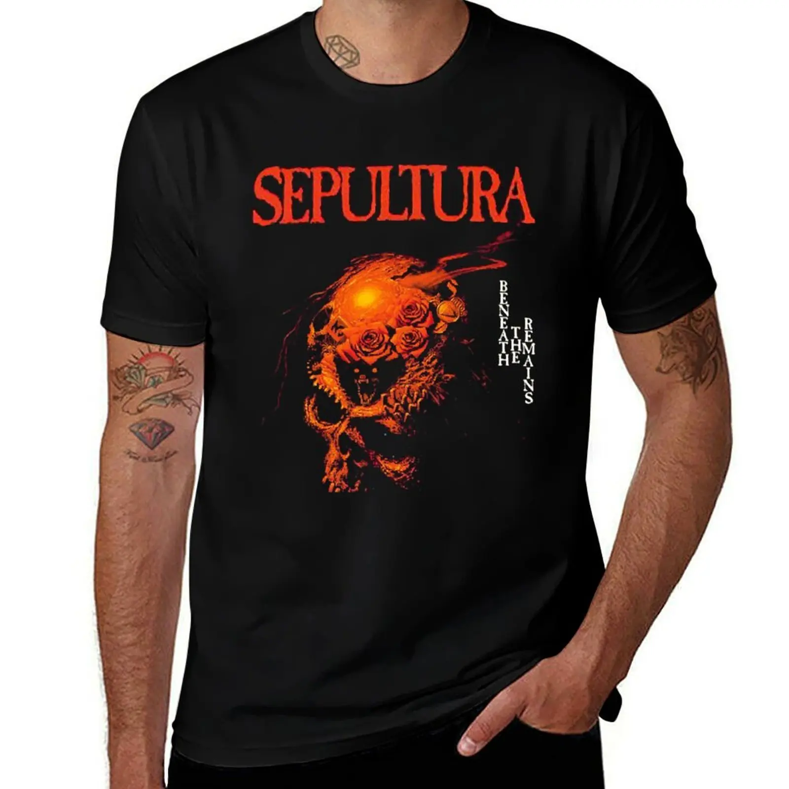 

beneath the remains T-Shirt t shirts for man slim fit t shirt man cotton T-Shirt