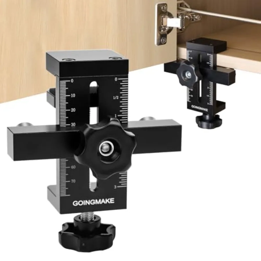 

Cabinet Door Mounting Jig with Quick Edge Positioner, Adjustable Cabinet Door Installation Positioner, Cabinet Door Positioning