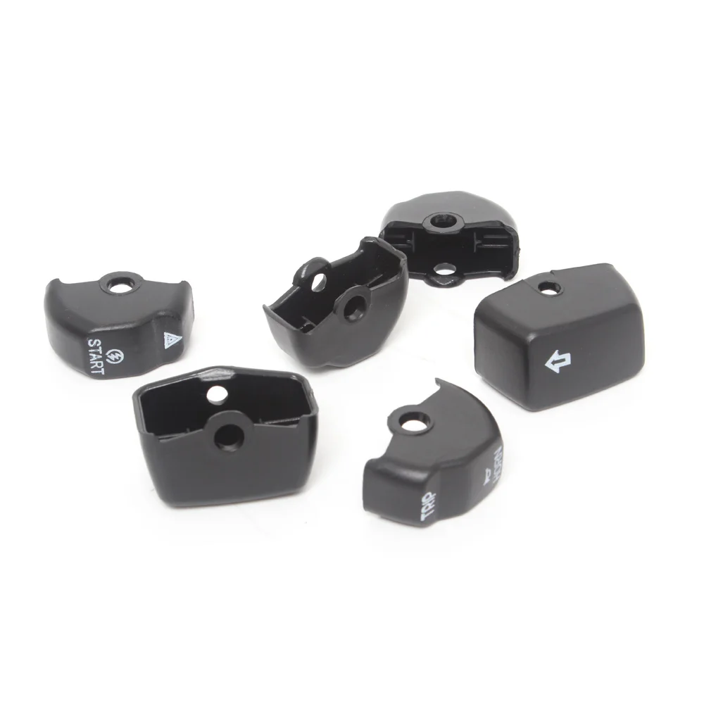 6 PCS Switch Caps ABS Black/Chrome Motorcycle Accessories Fit For Harley Sportster Roadster XL1200CX 2016 2017 2018 2019 2020