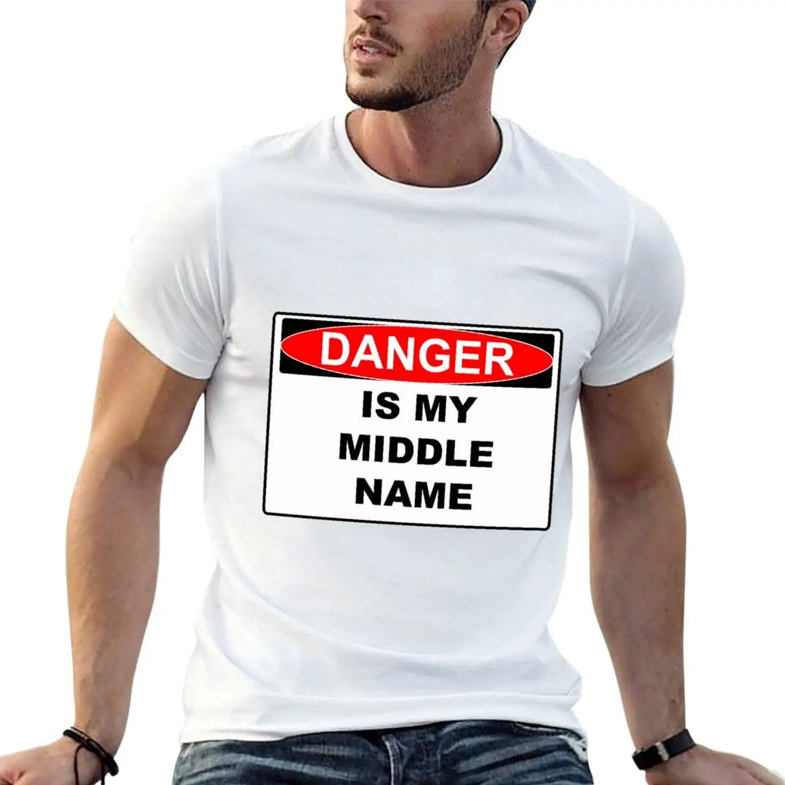 

Danger is my middle name T-Shirt anime t shirts oversize man t shirts graphic T-Shirt