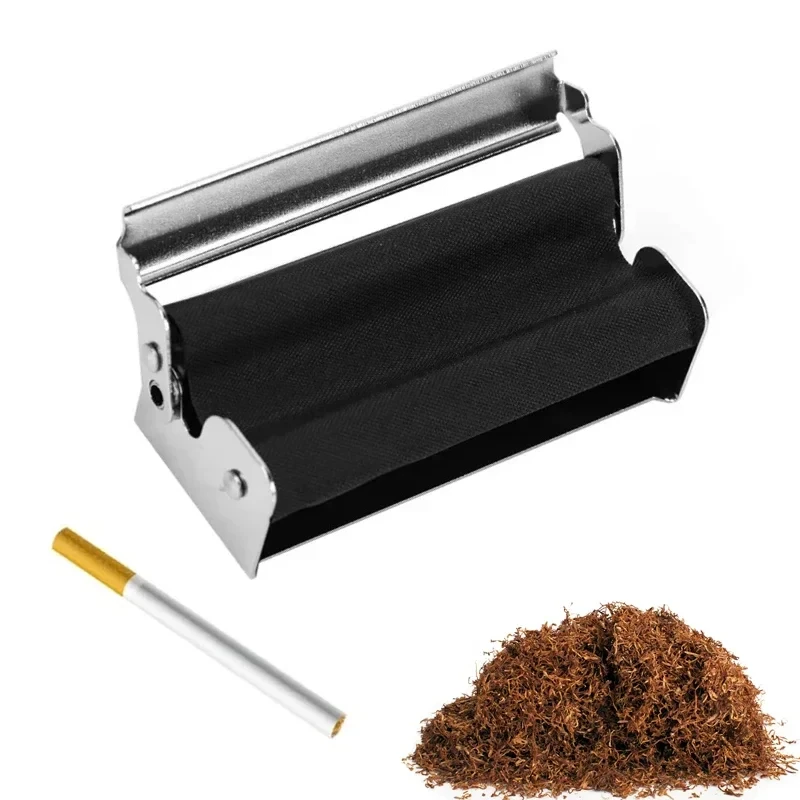 

Портативная машинка для скручивания сигарет, устройство для изготовления сигарет 70/78 мм, металлическая машинка для скручивания, аксессуары для курения, подарок для друзей