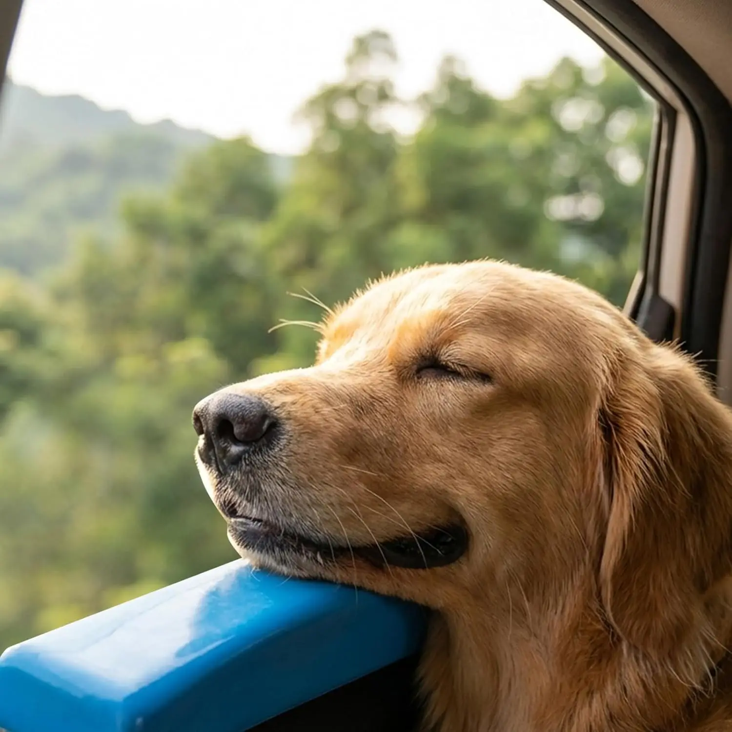 15,7 Zoll Hunde-Autofensterkissen, Hunde-Kopfstützenpolster, Sicherer Autofenster-Lückenfüller, Passt für die Meisten Autos – Detail 6