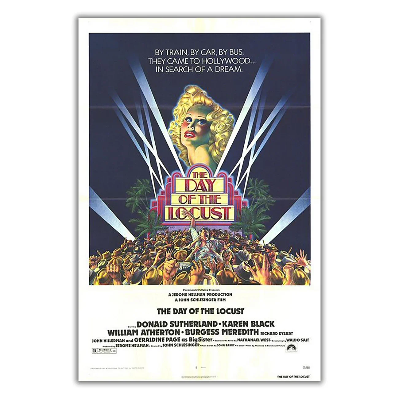 WM3338 The Day of the Locust Classic Movie HD Silk Fabric Poster Art Decor Indoor Painting Gift