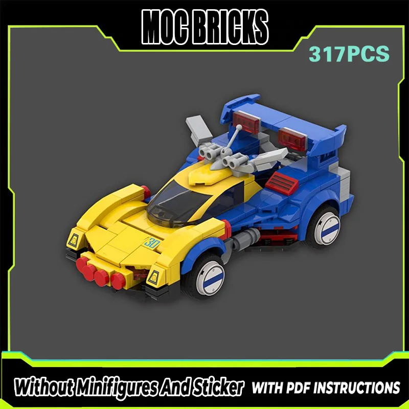 

Конструктор MOC: Модель городского внедорожника, гоночный автомобиль, модульная технология, подарки, праздничный набор для сборки, детские игрушки