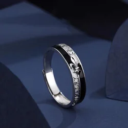 Fashion Knight Ring Simple Personality Open Ring for Trend Women Men Jewelry