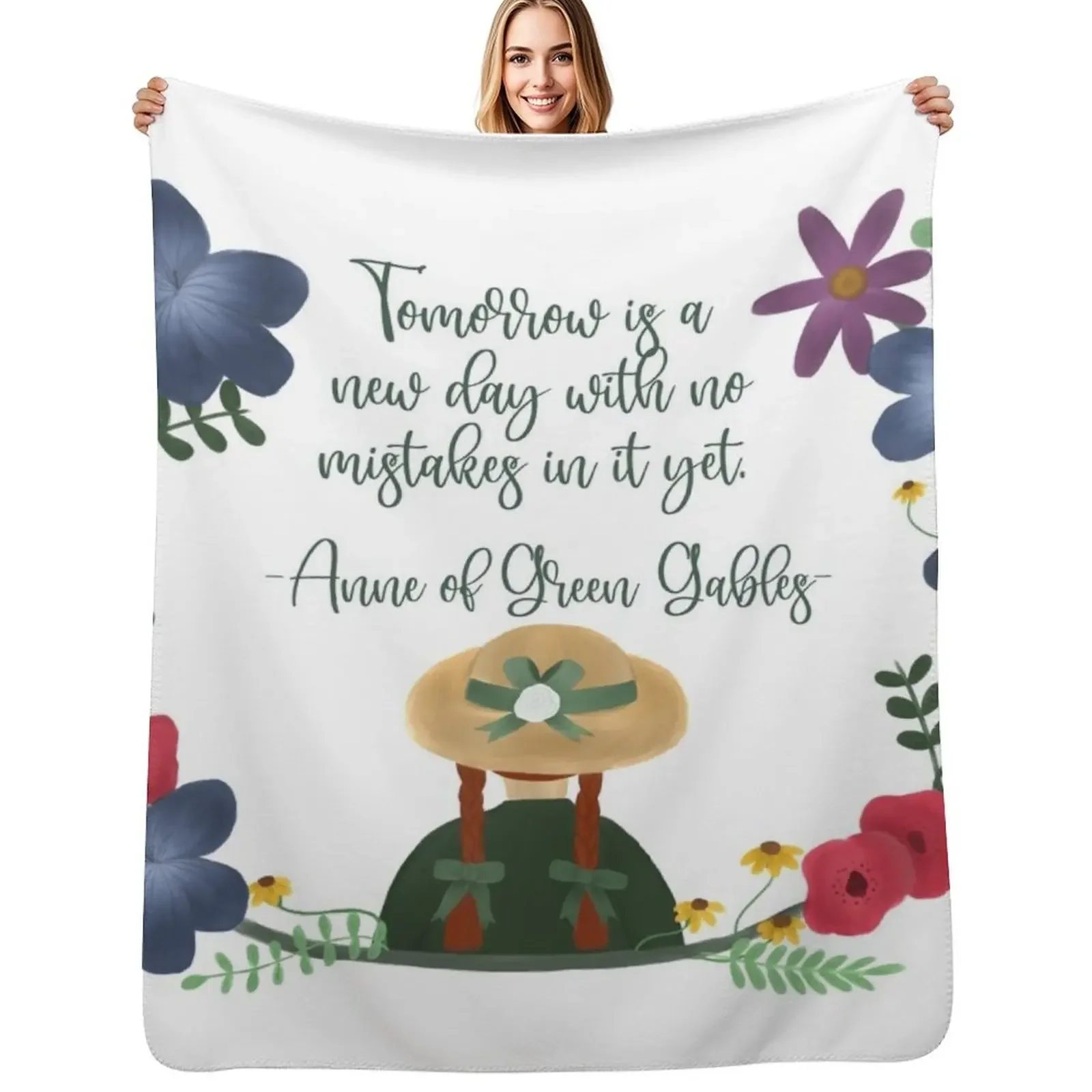 

Anne of Green Gables Throw Blanket Sleeping Bag decorative Luxury Designer Weighted Blanket