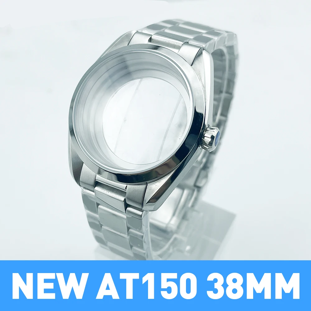 

Корпус часов Aqua AT150 Style 38 мм из нержавеющей стали с двойным куполом и сапфировым стеклом для мужских часов NH35A NH38A