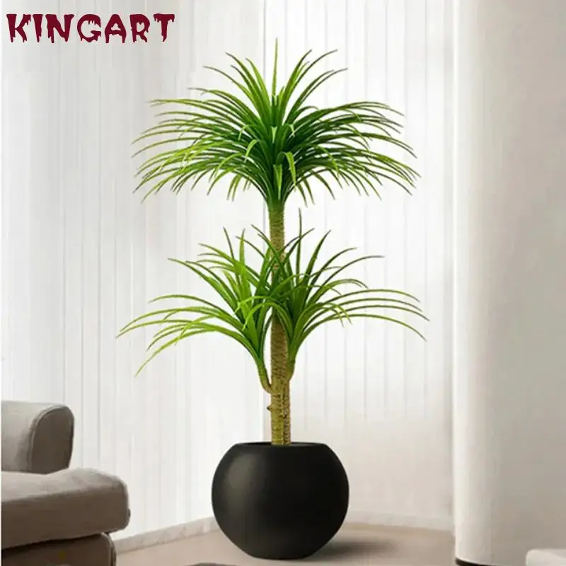 

Large Artificial Dragon Blood Tree with Pot Plants Fake Leaves Luxury Living Room Ornaments Bonsai Home Interior Decoration