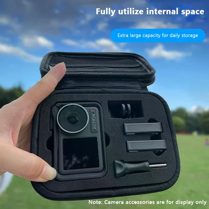 Camera Bag Travel - กระเป๋าถือขนาดเล็กสำหรับแอคชั่น 3 4 กระเป๋าเดินทางอุปกรณ์เสริมกล้องสำหรับออสโม แอคชั่น 4