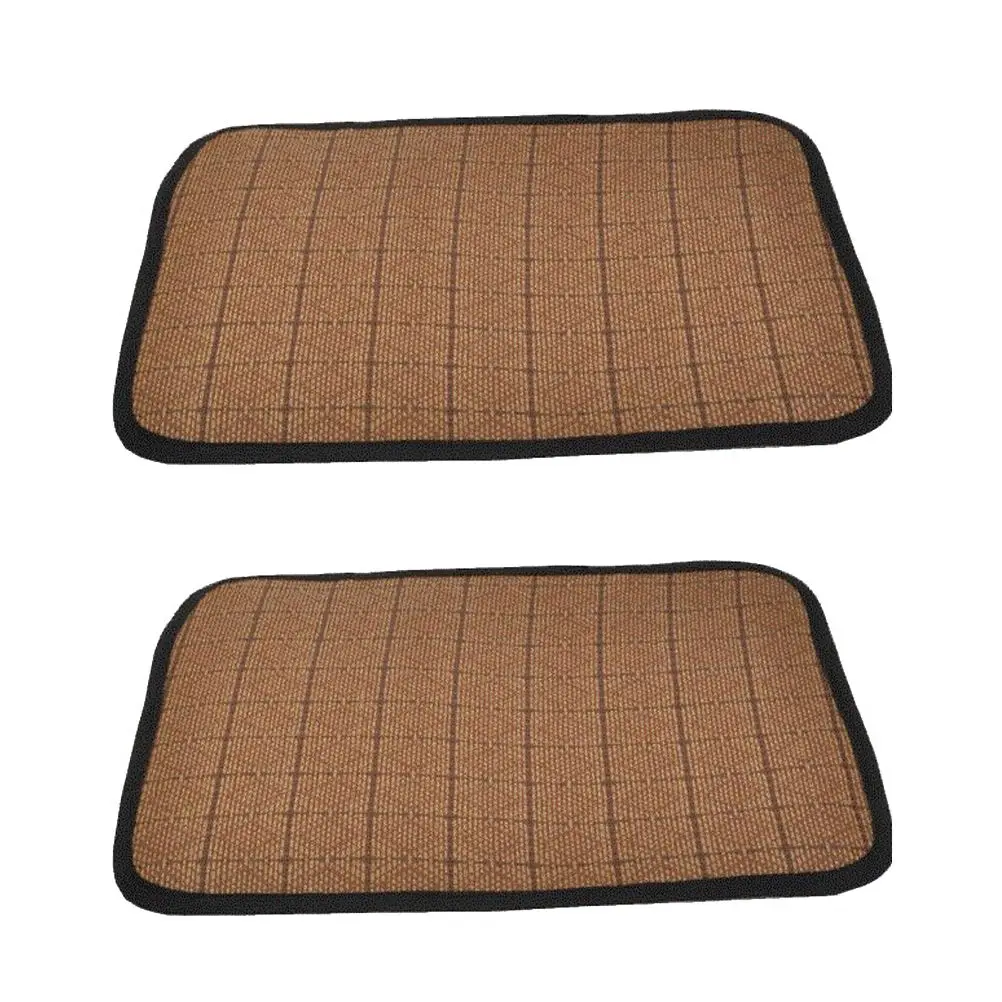 

2Pcs Cooling Pet Mat Summer Comfort Breathable Pad for Large Dogs Cats Durable Heat Dissipation Outdoor Supplies