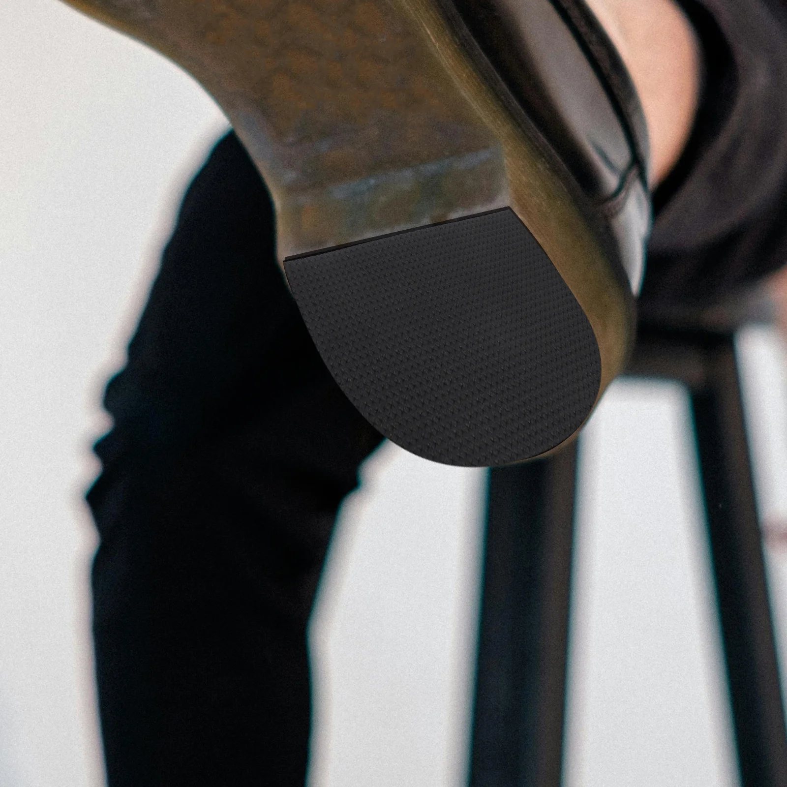 

Non Slip Shoe Pads Eva Black Self Adhesive Sole Protectors High Heels Noise Reduction Antislip Heel Grips for Women