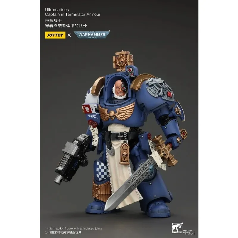 [متوفر] JOYTOY الأصلي 40K1/18 دمية متنقلة Warhammer 40000 Sheng General Dean Mo Wen Val مجموعة ألعاب مجسمة مشتركة متنقلة