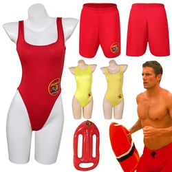 Soffietto Buchannon Shorts Summer Beach Wear Cosplay 1989 TV Baywatch Costume travestimento uomini adulti Roleplay fanasia Halloween Outfits