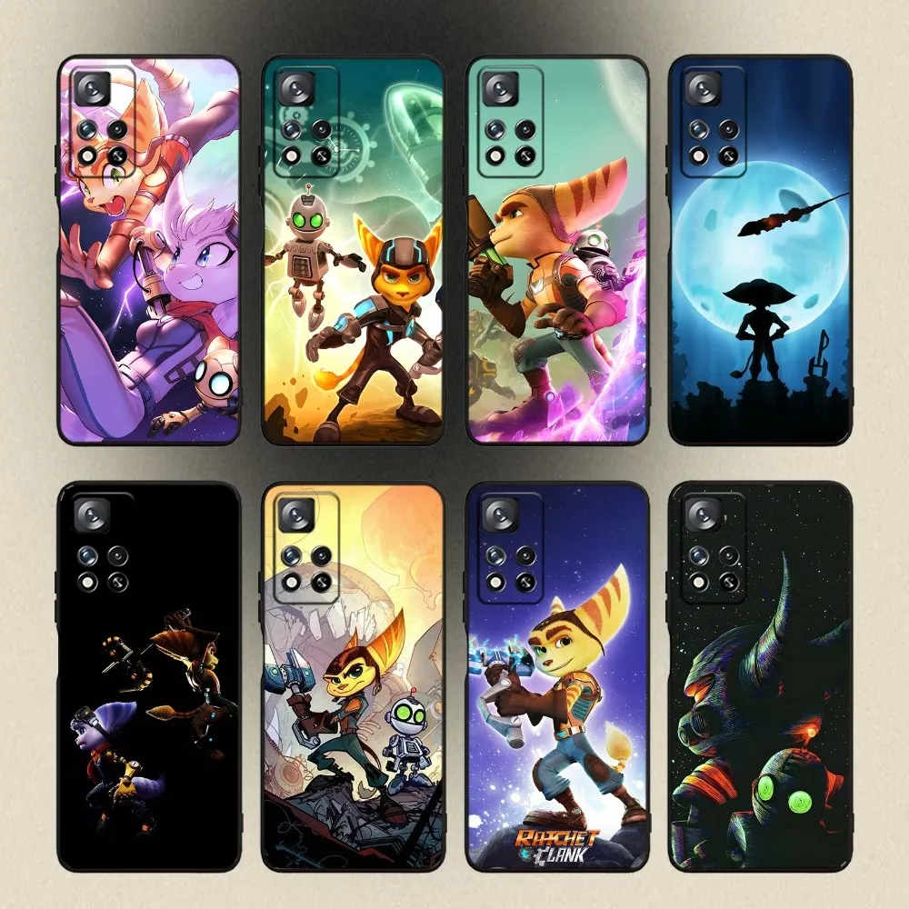 Ratchet Clank PS5  Phone Case For Samsung Galaxy A20,A21s,A22,A31,A32,A52,A53,A72,73,A80,A91 Soft Black Cover