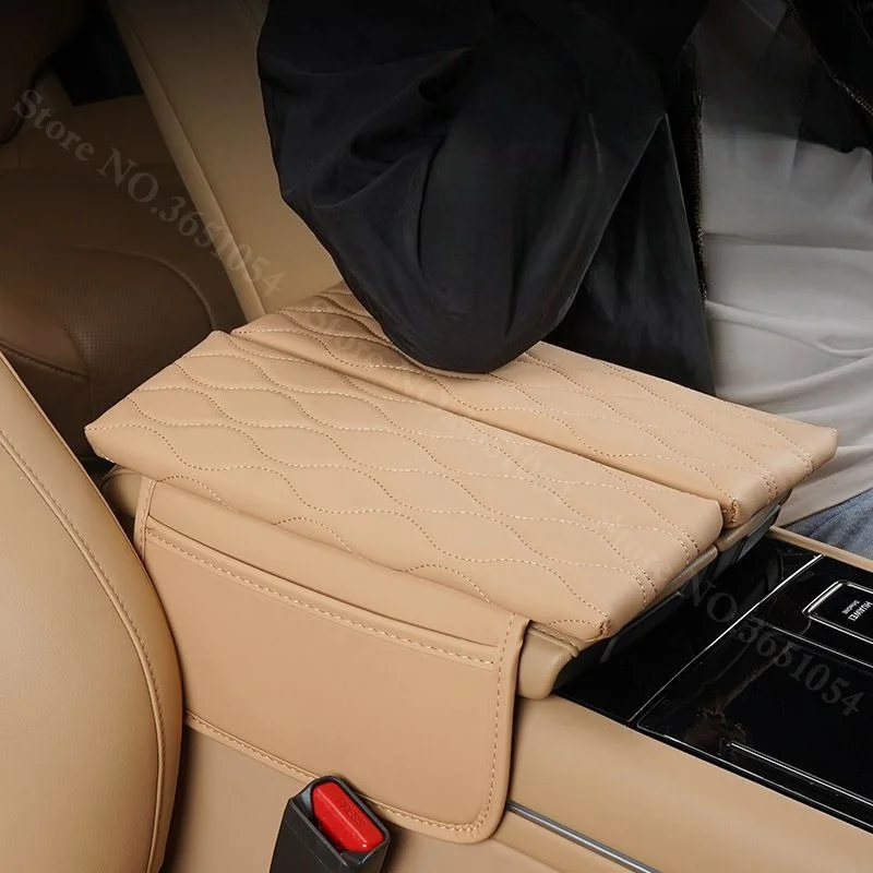 For Huawei AITO M7 2024-2026 Car Armrest Box Cover Cushion Dustproof Armrest Box Anti Dirty Cover Storage Bag Auto Accessories