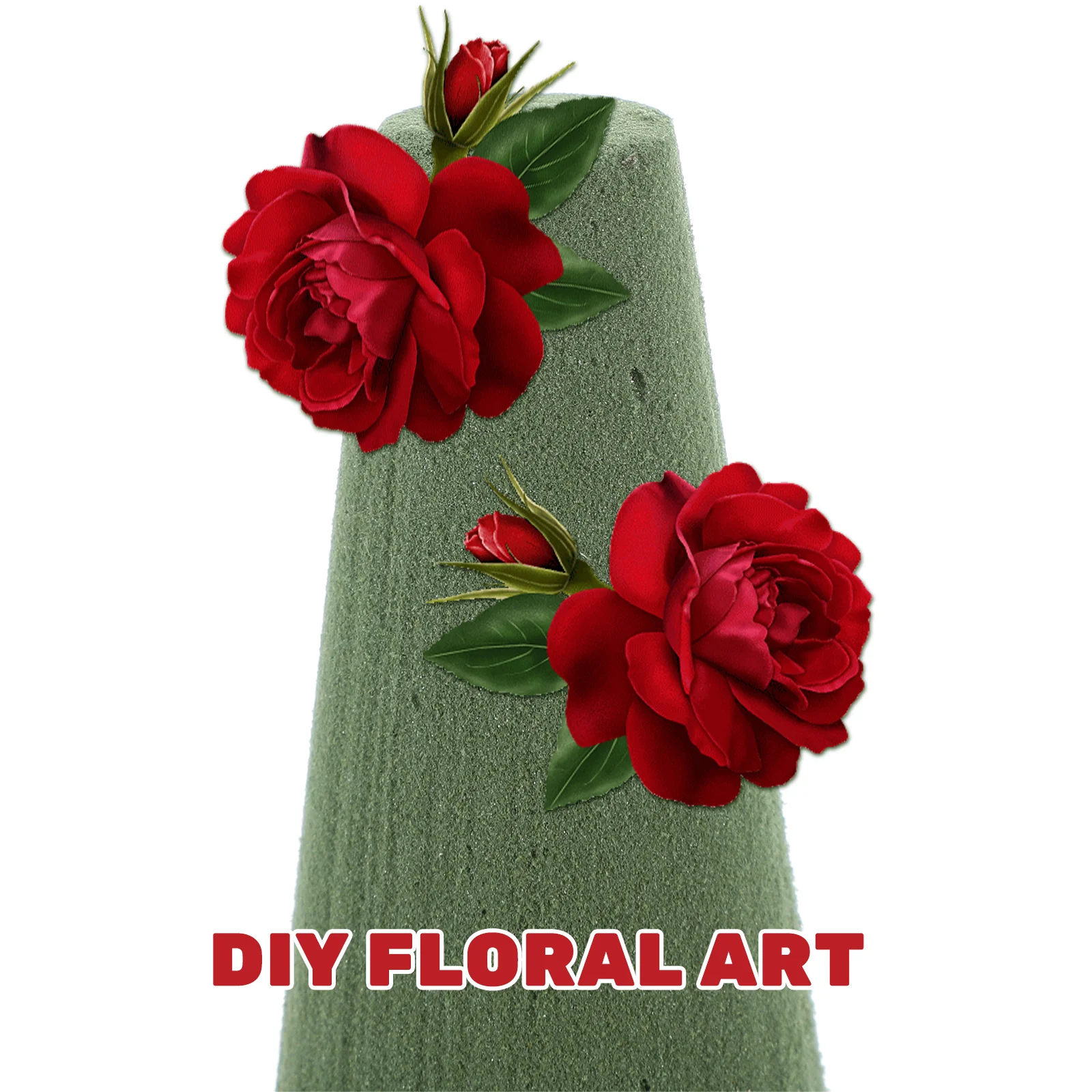 

4Pcs Flower Arrangement Mud Fast Water Absorbing Floral Foam Blocks Perfect for DIY Bouquets Centerpieces Artificial Flower