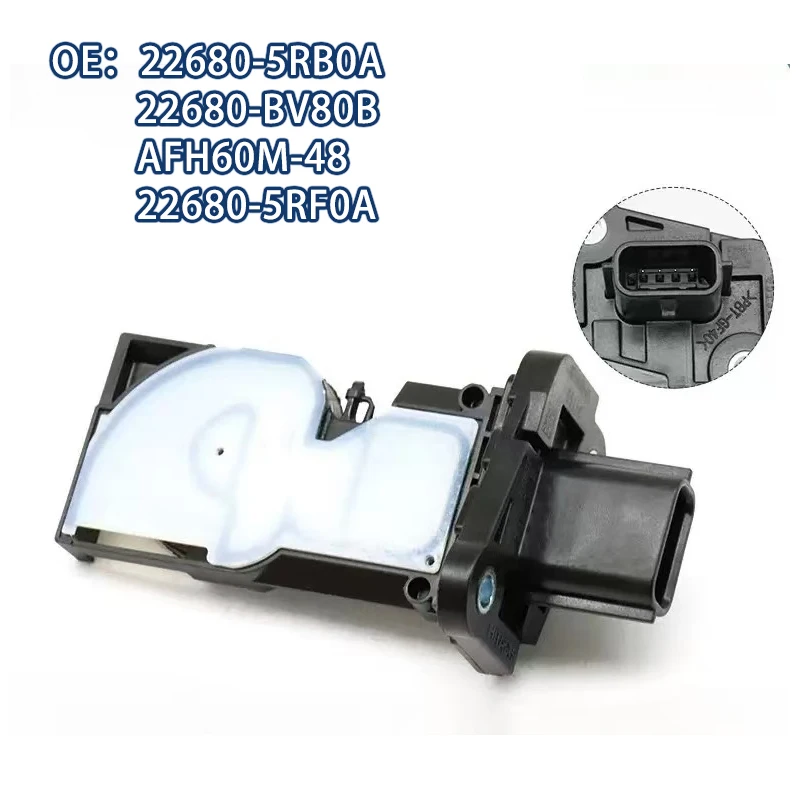 

Датчик расхода воздуха MAF 22680-5RB0A AFH60M-48 22680-BV80B 22680-5RF0A для INFINITI QX60 для Nissan Sentra Kicks Juke