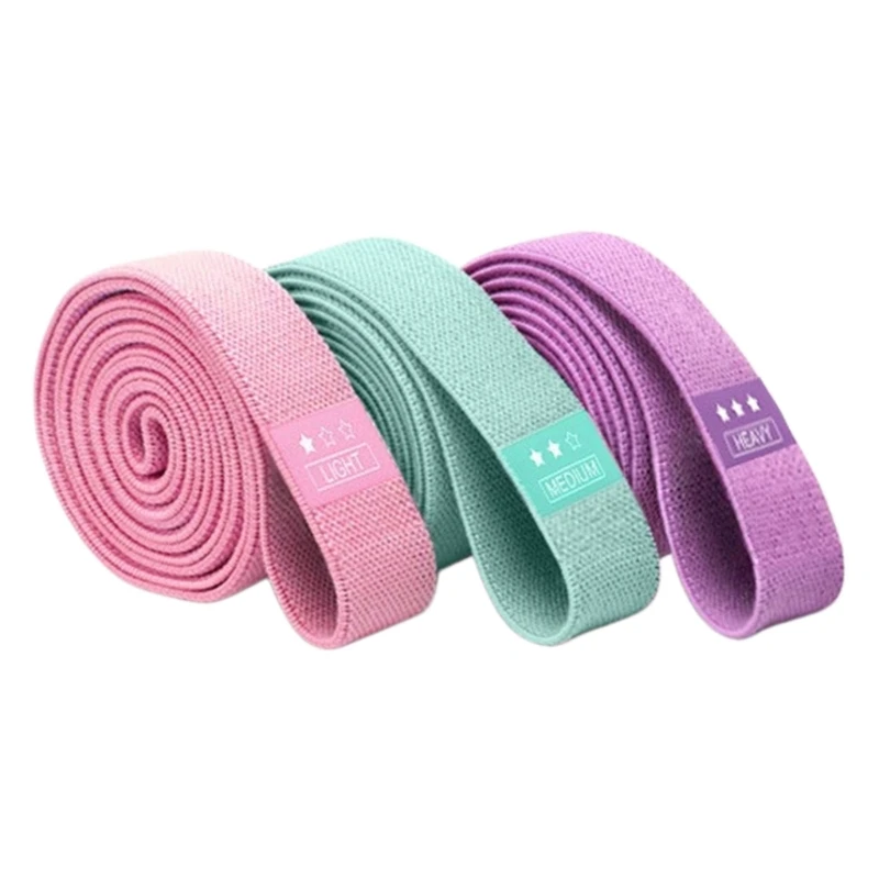 Q39E Resistance Band For Fitness Strength Training With Color Coding Tension Level