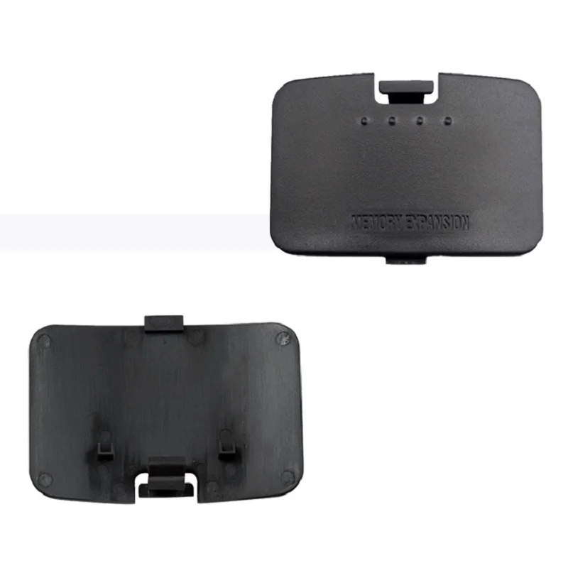 50pcs/lot High Quality BLA CK Repair Memory Expansion Jumper Pak Pack Door Cover Lid Part For N64 Controller