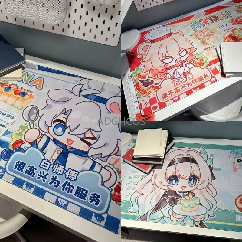 

Коврик для стола Honkai: Star Rail Firefly Bai E Mydei 90x50 см, фанатский, милый, аниме, игровой, для мыши, подарок
