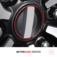 For Ford F150 SVT Raptor 2015-2020 Carbon Fiber Car Styling Wheel Rims Center Hubcap Decoration Stickers 4pcs Auto Accessories