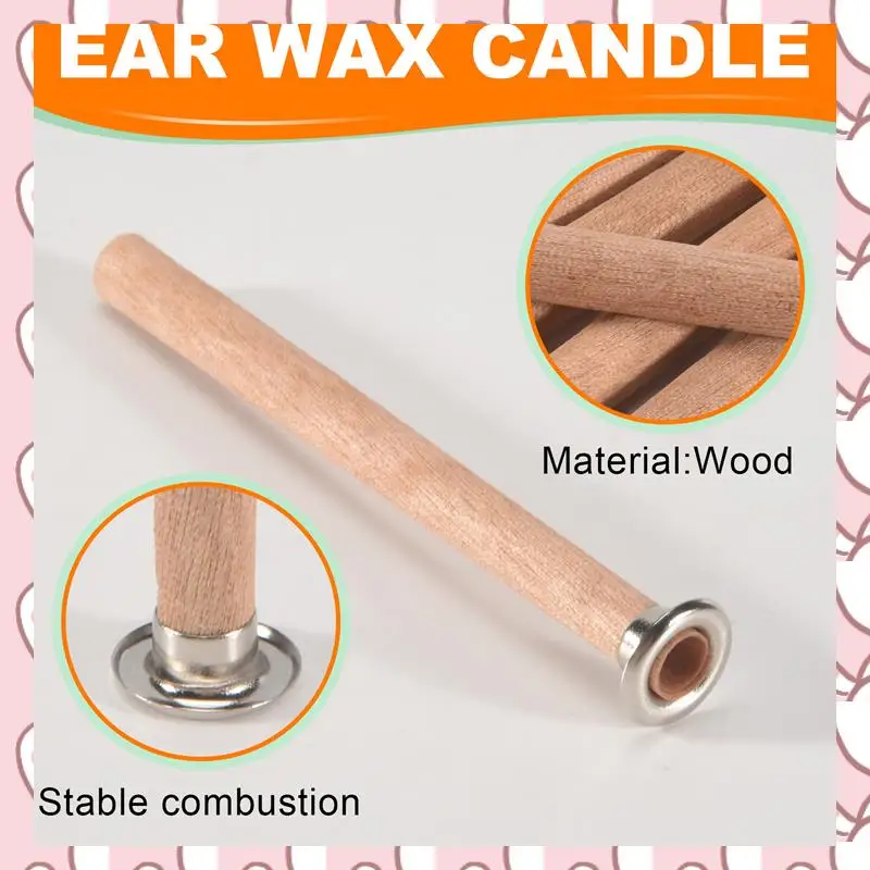 

HHTL 20PCS Wood Spiral Candle Wicks 4X0.32Inch/100X8mm, Wood Wick Tube With Stands For Candle Making, Natural Round Wooden