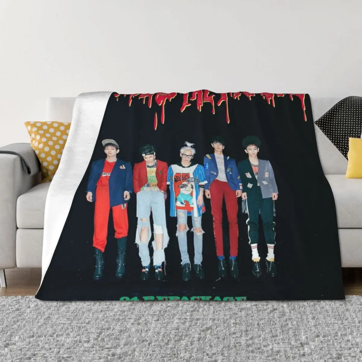 

SHINee MARRIED TO THE MUSIC Throw Blanket Bed linens Kid'S Soft Beds valentine gift ideas Blankets