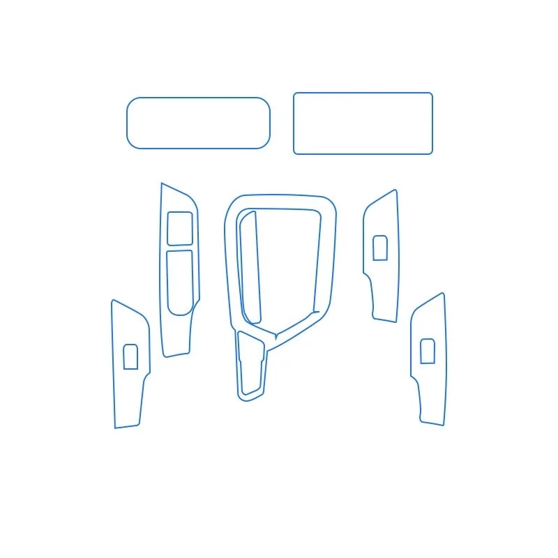For Geely Emgrand S 2022-2024 Dashboard Multimedia Navigation Transparent Anti-Scratch Protection Film Modification for