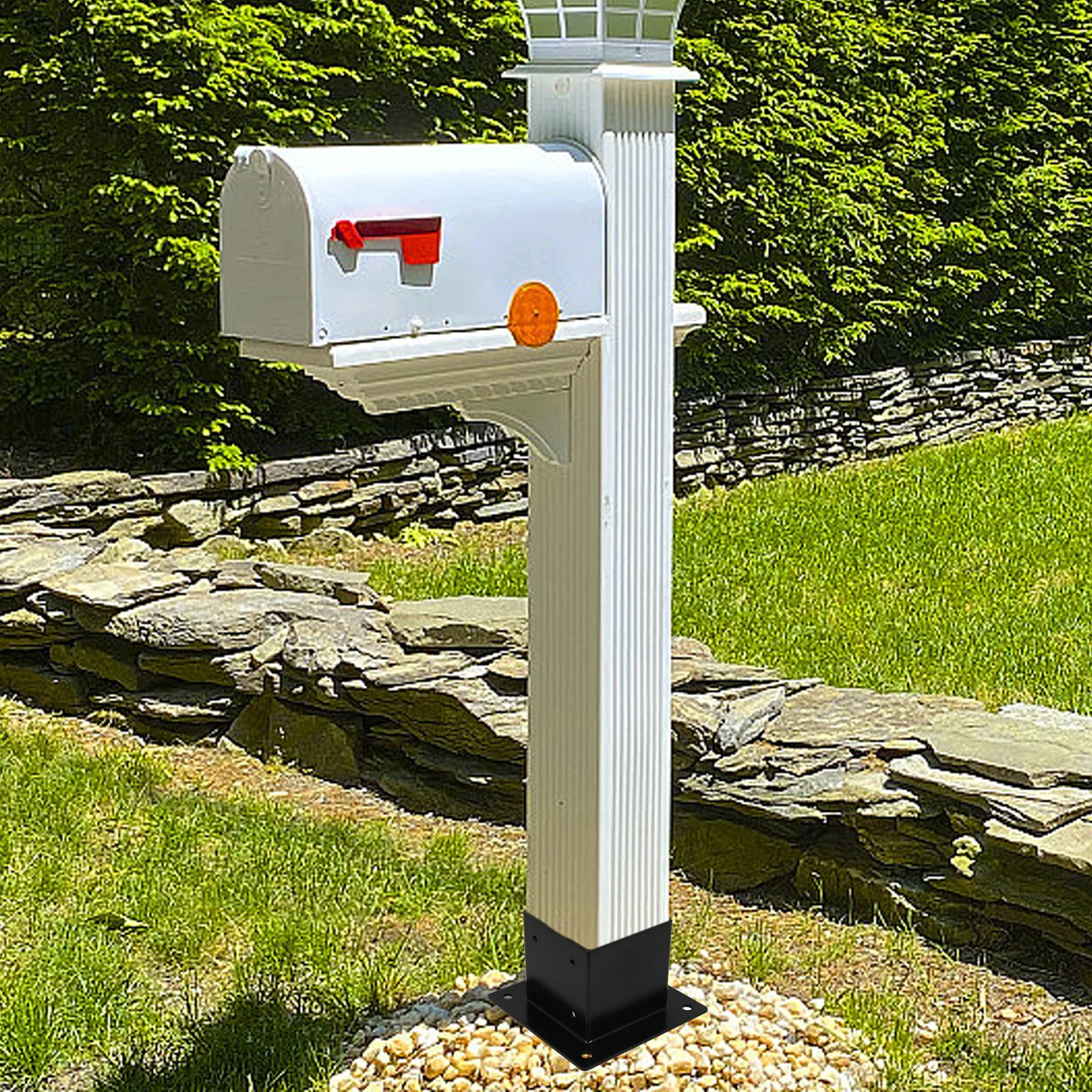 

Gazebo Porch Railing Support Deck Post Fixed Base Fence Holder Sports Bracket Column Wraps for Iron Handrail Rod