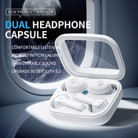 New XG15 TWS Earphones Dual Earbuds Long Battery Life Fitness Sport True Wireless Earbuds for Gaming Earphones Dual Earphones