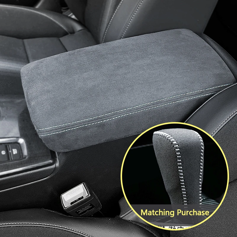 For Honda 2023 Civic 11th Gen Civic Car Armrest  Mat Center Storage Box Pad Protector Leather Cover Decoration Accessories