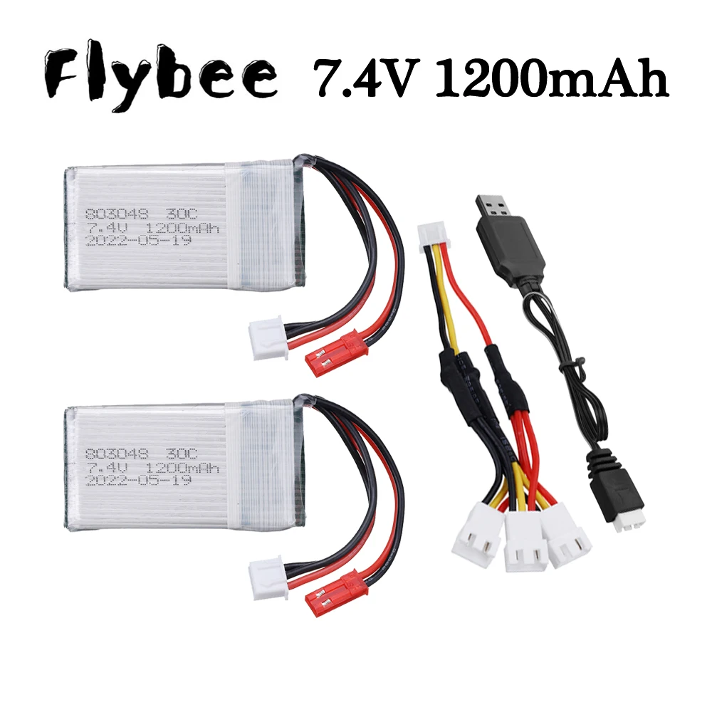 

7.4V 1200mah Lipo battery and USB Charger For Yizhan X6 MJX X101 Wltoys V353 V353B V666 V262 A949 A969 A979 K929 V912 V915