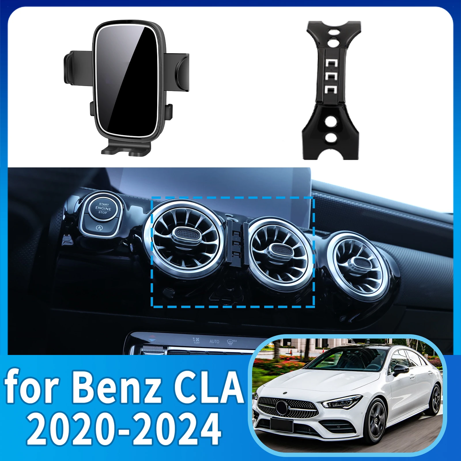 

fit for Mercedes Benz CLA 250 A 2020 2021-2024 Phone Holder, Dashboard Screen Mount Bracket Easy Installation​​ Car accessoires