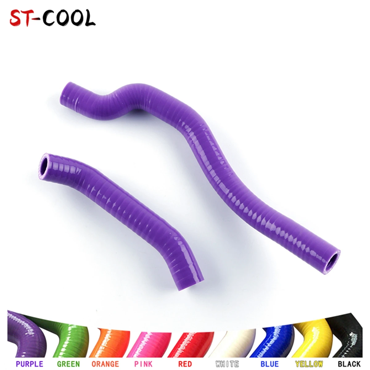 

FOR KTM 640 LC4 620 625 660 Coolant Breather Hoses Silicone Tubes Piping Kit 2Pcs 11 Colors