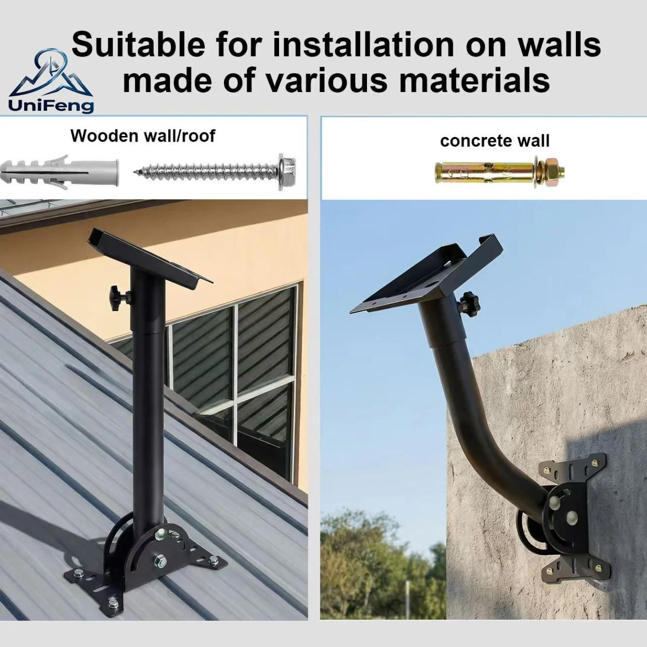 Starlink Gen 3 Mount,Adjustable 160°Tilt,Heavy-Duty Metal Starlink Mount with Pipe Adapter,Compatible Standard 4,Enterprise Dish