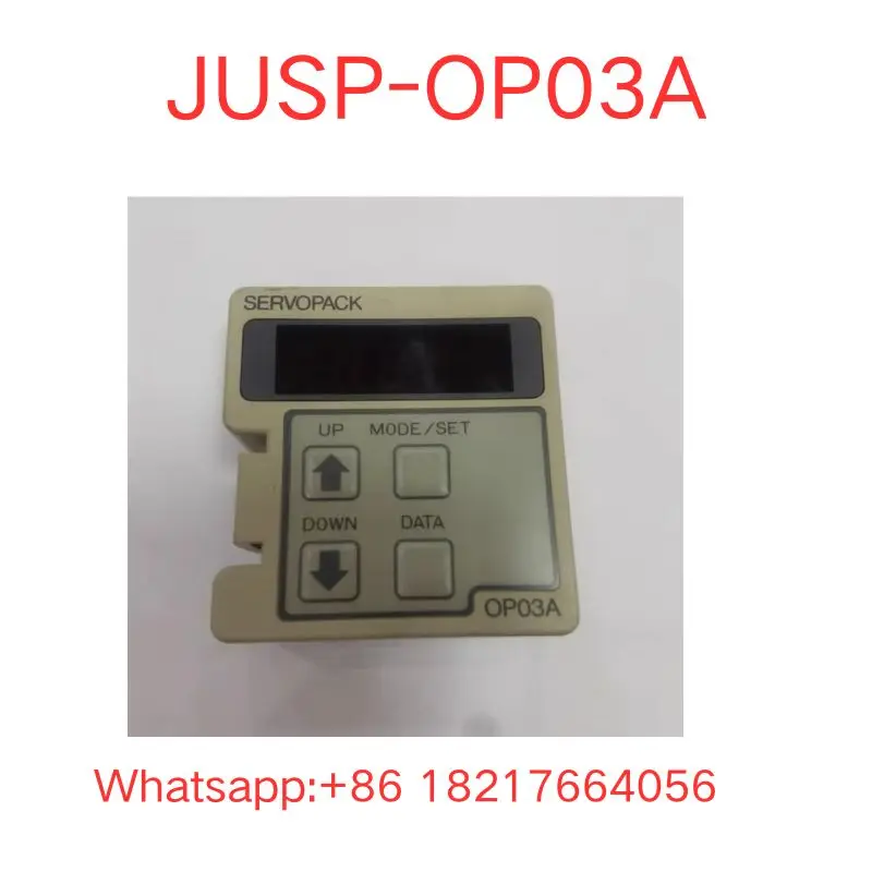 

Used JUSP-OP03A Servo Drive Operation Panel