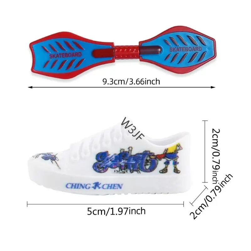 W3JF Mini Finger Skateboard Fing
