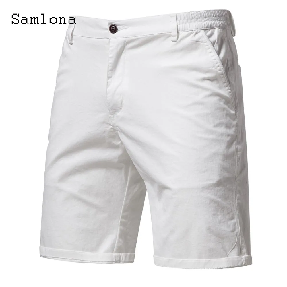 2025 Men's Stand Pocket Casual Cotton Shorts Men Fashion Stylish simplicity Half Bottom New Summer Classic Simple Basic Shorts