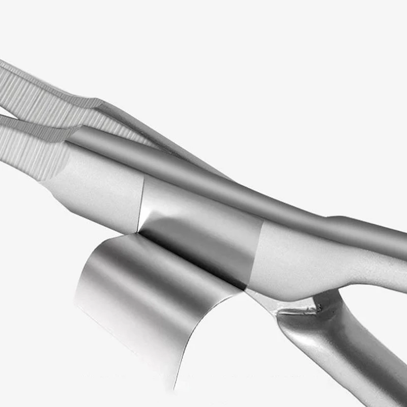 Rvs Nagelriemschaartje Dode Huid Remover Voor Nagels Art Clippers Russische Nagelschaartje Manicure Gebogen Tip Schaar